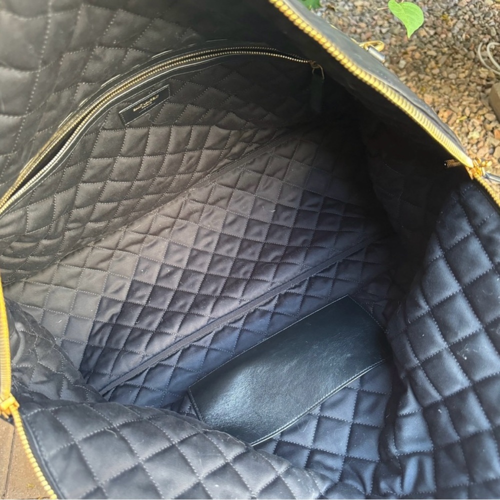 🔥 YSL - Saint Laurent ES Giant Travel Weekender Bag in quilted leather - Picture 13 of 15